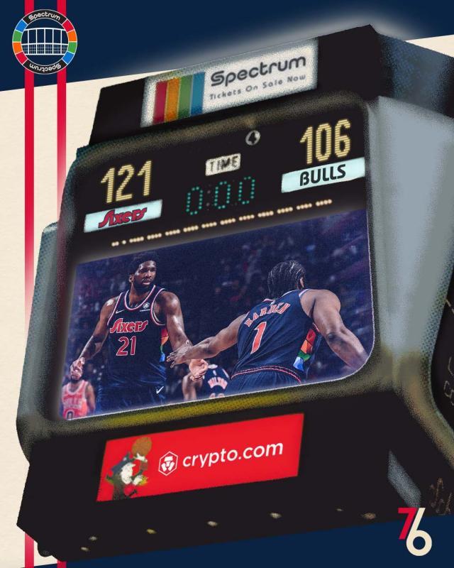 mk体育-哈登加盟76人前5战全胜！恩比德轰赛季第10次40+10